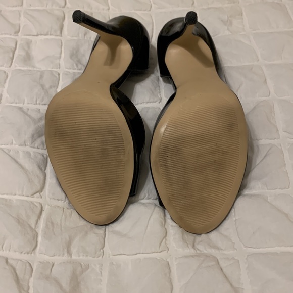 Elle black open toe heels - Picture 4 of 4